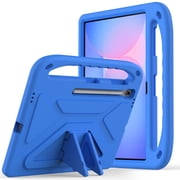 Dteck Kids Case for Samsung Galaxy Tab S10 FE+ / S10 FE Plus 13.1 Inch tablet, Child Proof Lightweight Shockproof EVA Foam Handle Stand Protective Case,Blue