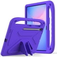 thumbnail image 1 of Dteck Kids Case for Samsung Galaxy Tab S10 FE+ / S10 FE Plus 13.1 Inch tablet, Child Proof Lightweight Shockproof EVA Foam Handle Stand Protective Case,Purple, 1 of 5