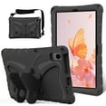 thumbnail image 1 of Dteck Kids Case for Samsung Galaxy Tab S6 Lite 10.4 inch (2024/2022/2020) & Tab S6 & Tab S5e 10.5 Inch Case with Shoulder Strap Butterfly Wings Stand Rugged Cover,Black, 1 of 6