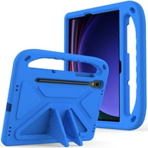 Dteck Kids Case for Samsung Galaxy Tab S9 FE 10.9", for Samsung Tab S9/S8/S7 11 Inch Tablet Case, Lightweight Shockproof EVA Foam Handle Stand Protective Cover,Blue