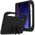 thumbnail image 1 of Dteck Kids Case for Samsung Galaxy Tab S10 Plus/S9 FE Plus/S9 Plus/S8 Plus/S7 Plus/S7 FE 12.4" tablet, Child Proof Lightweight Shockproof EVA Foam Handle Stand Protective Case,Black, 1 of 5
