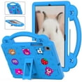 thumbnail image 1 of Dteck Kids Case for Samung Galaxy Tab A7 10.4 Inch 2020/2022 SM-T500/T505/T507/T503/T509, DIY Cute Cartoon Toys for Kids Child Proof Shockproof Protective Shell with Handle Stand Pencil Holder,Blue, 1 of 6