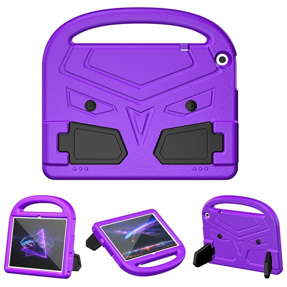 Dteck Kids Case for Walmart Onn 10.1 Inch Tablet 3rd Generation 2022 Release Modesl 100071485, Lightweight EVA Foam Shockproof Child-Proof Handle Case with Kickstand for Onn 10.1" Gen 3,Purple
