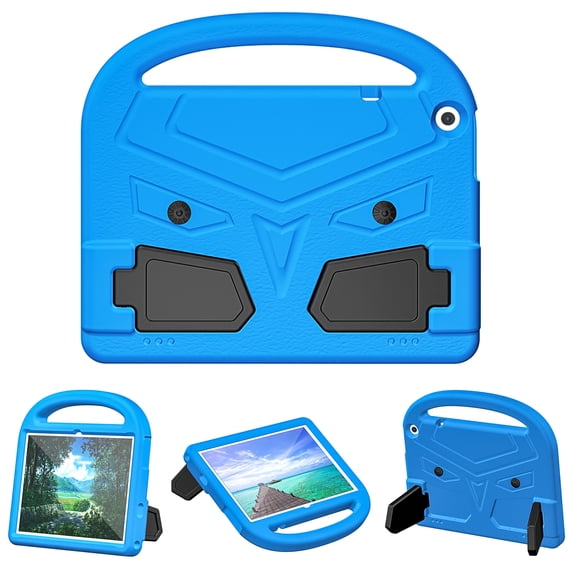 Dteck Kids Case for Walmart Onn 10.1 Inch Tablet 3rd Generation 2022 Release Modesl 100071485, Lightweight EVA Foam Shockproof Child-Proof Handle Case with Kickstand for Onn 10.1" Gen 3,Blue