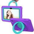 thumbnail image 1 of Dteck Kids Case for Kindle Fire HD 8 / HD 8 Plus (12th Gen 2022, 10th Gen 2020), Shockproof Child Proof Cover with Rotating Stand Handle Grip, Purple, 1 of 5