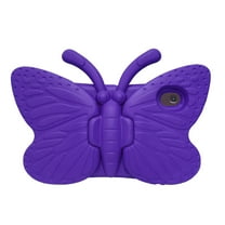 Dteck Kids Case for Onn. 8" Tablet (2024 Model), Shockproof Light Weight Protective Stand Cover for onn. 8" Tablet 2024 Model, Cute Butterfly,Purple