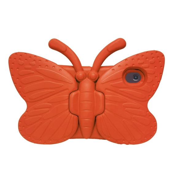 Dteck Kids Case for Onn. 8" Tablet (2024 Model), Shockproof Light Weight Protective Stand Cover for onn. 8" Tablet 2024 Model, Cute Butterfly,Red