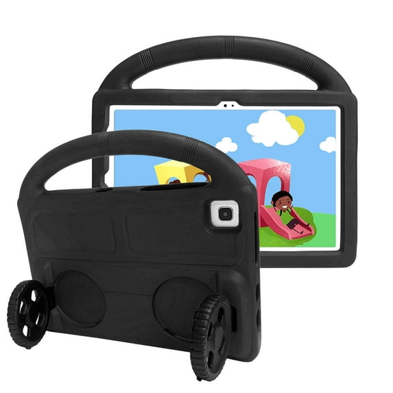 Dteck Kids Case for Samsung Galaxy Tab A8 10.5 inch 2022 SM-X200/X205/X207, EVA Shockproof Handle Kickstand Lightweight Protective Cover, Black