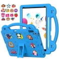 thumbnail image 1 of Dteck Kids Case for iPad 10.2 2021/2020/2019, iPad 9th/8th/7th Generation Case for Girls Boys with DIY Toys, Shockproof Handle Stand Kids Case for iPad 10.2" (9th/8th/7th Gen),Blue, 1 of 7