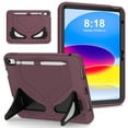 thumbnail image 1 of Dteck Kids Case for iPad 10th Generation 10.9 Inch, Heavy Duty Shockproof Rugged Child-Proof Protective Cover with Built-in Kickstand fot 10.9" iPad 10th Gen 2022,Deep Red, 1 of 8
