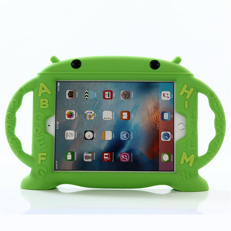  Kids Case for 9th/8th/7th Generation, iPad 10.2 case  2021/2020/2019 with Built-in Screen Protector, Shockproof Handle Stand Case  for iPad 10.2-inch 9th/8th/7th (Green) : Electronics