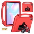 thumbnail image 1 of Dteck Kids Case for iPad Air 13 Inch 2024 2025 (M2 M3) / iPad Pro 13 Inch (M4 M5) / iPad Pro 12.9 Inch (2022-2018),Durable Shockproof Handle Stand iPad Cover,Red, 1 of 5