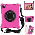 thumbnail image 1 of Dteck Kids Case for iPad Air 4th Gen 10.9"/iPad Pro 11 inch (2020/2018), Heavy Silicone Shockproof Case Kids Friendly Cover with Shoulder Strap/Handle Stand, Rose, 1 of 6