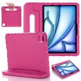 thumbnail image 1 of Dteck Kids Case for iPad Pro 11 inch 2024,iPad Air 11 inch 2025/2024 Handle Stand Lightweight EVA Foam Case Protective Rugged Drop Protection Child Proof Cover,Rose, 1 of 9