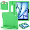thumbnail image 1 of Dteck Kids Case for iPad Pro 11 inch 2024,iPad Air 11 inch 2025/2024 Handle Stand Lightweight EVA Foam Case Protective Rugged Drop Protection Child Proof Cover,Green, 1 of 9