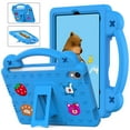 thumbnail image 1 of Dteck Kids Case for New iPad mini 8.3 Inch 2024, DIY Cute Cartoon Toys for Kids Child Proof Shockproof iPad mini 7th/6th Gen Case with Handle Stand Pencil Holder,Blue, 1 of 6
