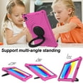 thumbnail image 1 of Dteck Kids Case for ipad 10th Generation 2022, ipad 10.9 inch Slim Heavy Duty Shockproof Rugged Protective Cover with Built-in Rotate Stand for iPad 10th Gen 10.9" for Boys Girls,Rose, 1 of 6