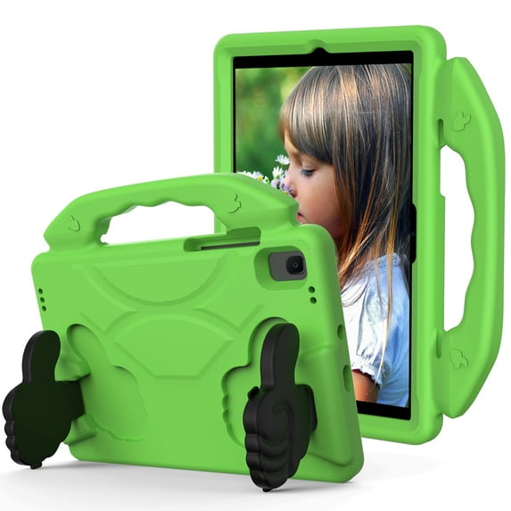 Dteck Kids Friendly Case for Samsung Galaxy Tab A8 10.5 inch X200/X205/X207,Shockproof Protective Case EVA Handle Kickstand Cover for Galaxy Tab A8 10.5” 2022,Green
