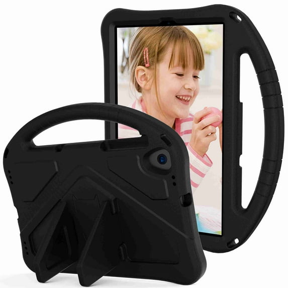 Dteck Kids Friendly Cover for Samsung Galaxy Tab A 10.1 Case 2019, SM-T510/T515,Anti-Drop Shock Proof Light Weight Convertible Handle Stand Cover (Black)
