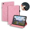 thumbnail image 1 of Dteck for Kindle Fire Max 11 Case (13th Generation, 2023 Release) 11 Inch, Slim Embossed PU Leather Folio Flip Cover with Card Holder Anti-Slip Multi-Angle Stand, Pink, 1 of 6