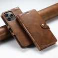 thumbnail image 1 of Dteck Leather Flip Case for iPhone 16 Pro Max, iPhone 16 Pro Max Case Wallet with Card Holder Magnetic Snap Kickstand PU Leather Folio Flip Book Cover for iPhone 16 Pro Max,Brown, 1 of 6