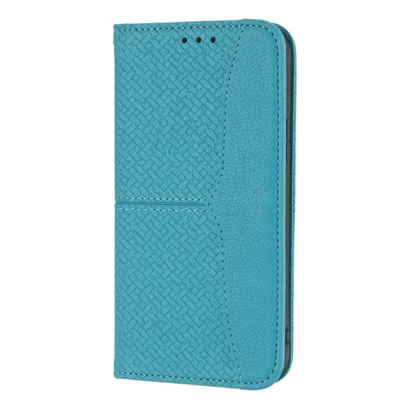 Dteck Leather Wallet Case for iPhone 14 Plus PU Leather Card Holders Kickstand Magnetic Closure Detachable Handstrap Anti-Scratch Shockproof Purse Case Cover For iPhone 14 Plus,Blue