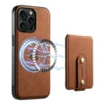 thumbnail image 1 of Dteck Leather Wallet Case for iPhone 16 Pro Case with Card Holder 2 in 1 Detachable Back Cover, iPhone 16 Pro Magnetic Case Compatible with MagSafe,Brown, 1 of 5