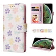 thumbnail image 1 of Dteck Leather Wallet Case for iPhone XS Max Stylish Flower Floral Butterfly Pattern,Kickstand Card Slots Handstrap Folding Shockproof Durable Case for Girls Women For iPhone XS Max,C, 1 of 7
