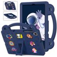 thumbnail image 1 of Dteck for Lenovo Tab M10 10.1" 2020 Case,Kids Light Weight Cute DIY Cartoon Pattern Shock Proof EVA Foam Kickstand Tablets Cover for Lenovo Tab M10 HD 2nd Gen TB-X306F/X306X 10.1" 2020, Navyblue, 1 of 7