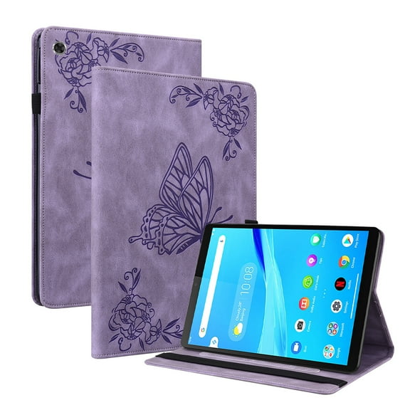 Dteck Lenovo Tab M8 / Smart Tab M8 Case,Premium PU Leather Cover Folio Stand Case Flip Wallet Shell for Lenovo Tab 8.0 inch TB-8505F / TB-8505X, TB-8505FS Tablet,Purple