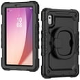 thumbnail image 1 of Dteck for Lenovo Tab M9 Case 2023 with Built-in Screen Protector, Heavy Duty Full Body Drop Protection Shockproof Rugged Case with Rotating Stand for Lenovo Tab M9 TB-310FX/FU,Black, 1 of 7