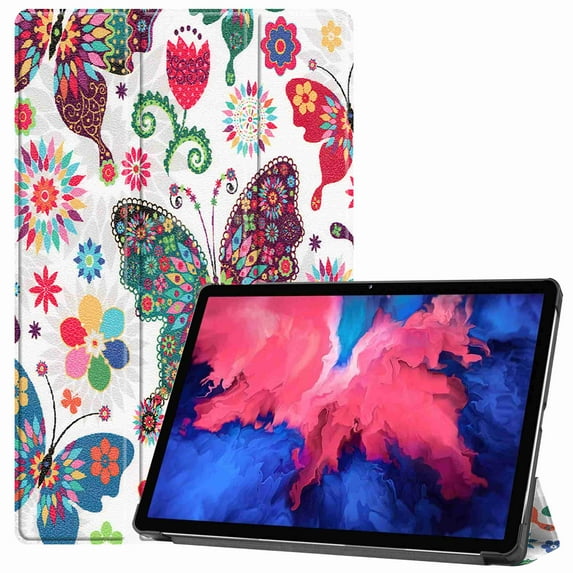 Dteck Lenovo Tab P11 Case 11 inch 2020 (Model: TB-J606F TB-J606X), Slim Lightweight Stand Folio Protective Hard Shell Case Smart Cover for 2020 Release Lenovo Tab P11 11", Butterfly