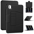 thumbnail image 1 of Dteck Luxury Business Case for iPad Pro 11 inch (M4) 2024,Mangetic Leathe Card Slots Smart Case Built-in Pencil Holder Shockproof TPU 7 Viewing Angles Stand Folio Cover,Black, 1 of 10