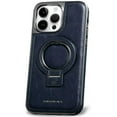 thumbnail image 1 of Dteck Luxury Leather Invisible Stand Case for iPhone 14 Pro Max,Shockproof Premium Leather Case Magnetic Ring Stand Mag Safe Cover for iPhone 14 Pro Max,Blue, 1 of 10