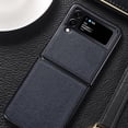 thumbnail image 1 of Dteck Luxury PU Leather Case Compatible with Samsung Z Flip 4 6.7 inch PU Ultra Slim Leather+TPU Ultra Slim with Shockproof Case for Samsung Z Flip 4 6.7 inch,Darkblue, 1 of 10