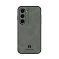 thumbnail image 1 of Dteck Luxury Retro Slim Back Phone Case for Samsung Galaxy A25,Military Grade Shockproof Portective PU Leather Soft TPU Bumper Cover for Magnetic Car Mount Holder,Gray, 1 of 9