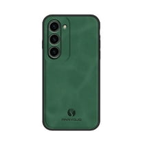 Dteck Luxury Retro Slim Back Phone Case for Samsung Galaxy A53 5G,Military Grade Shockproof Portective PU Leather Soft TPU Bumper Cover for Magnetic Car Mount Holder,Darkgreen