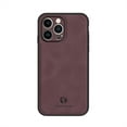 thumbnail image 1 of Dteck Luxury Retro Slim Back Phone Case for iPhone 15 Pro Max,Military Grade Shockproof Portective PU Leather Soft TPU Bumper Cover for Magnetic Car Mount Holder,Winered, 1 of 7