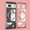 thumbnail image 1 of Dteck MagSafe Compatible Google Pixel 7A Case, Slim Plating TPU Bumper Shockproof Crystal Clear Back Cover Lightweight Flexible Protective Phone Shell for Google Pixel 7A,Rosegold, 1 of 7