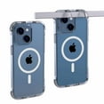 thumbnail image 1 of Dteck MagSafe Compatible Rugged Phone Case for iPhone 14 6.1 inch, Clear Magnetic Case with Kickstand Four-Corner Stent Shockproof Transparent Cover for Apple iPhone 14 2022, 1 of 5
