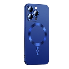 Dteck MagSafe Compatible iPhone 15 Plus Case, Ultra Slim Thin Liquid Silicone Matte Back Cover Shockproof Magnetic Case for iPhone 15 Plus,Navy