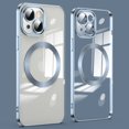thumbnail image 1 of Dteck MagSafe Compatible with iPhone 15 Case, Magnetic Clear Case for iPhone 15, Slim Plating Edge Soft TPU Cover Shockproof Phone Case 6.1 Inch,Blue, 1 of 6