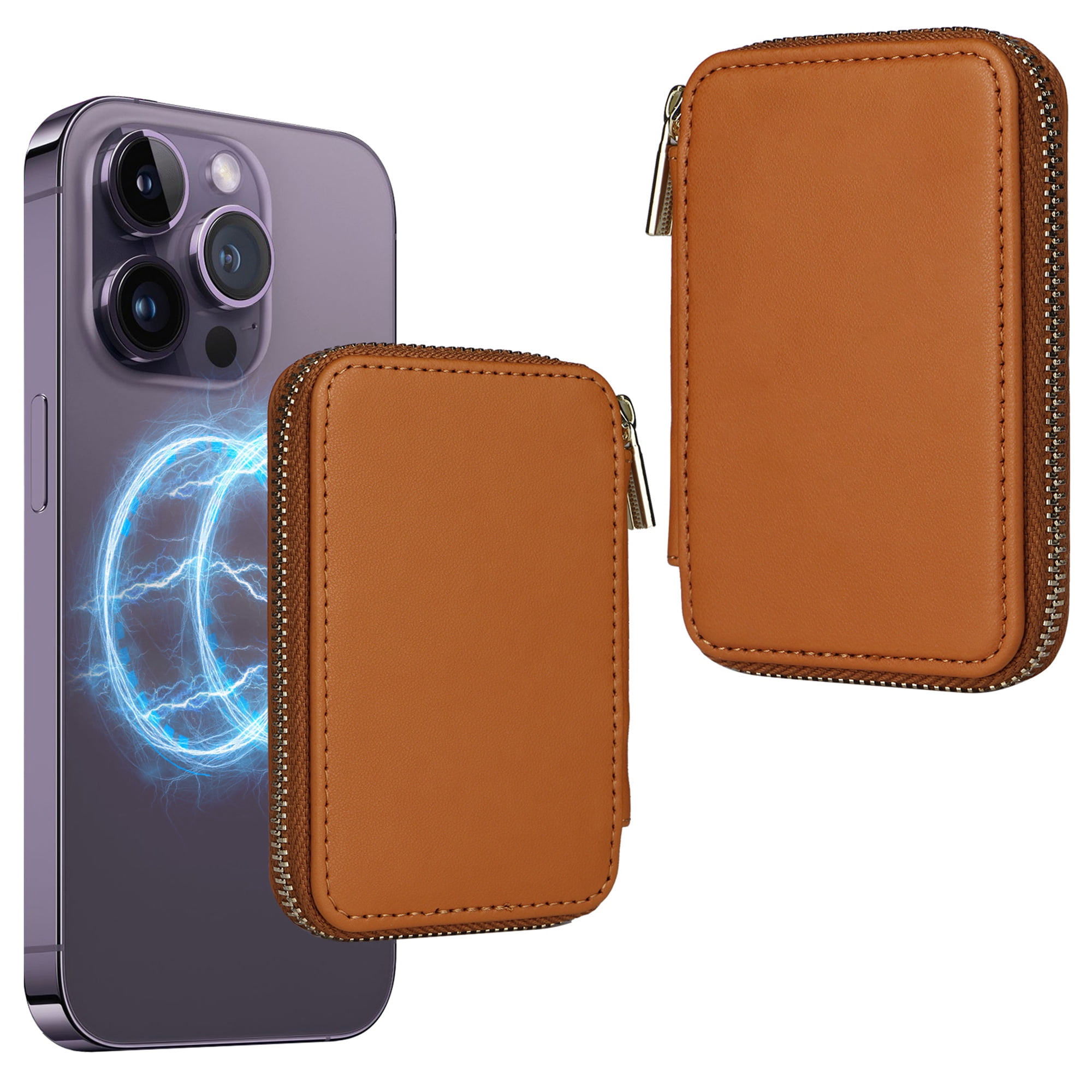 Dteck for MagSafe Wallet, Strong Magnetic Wallet for iPhone 15/14