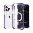 thumbnail image 1 of Dteck Magnetic Case Compatible with iPhone 13 Pro Max (6.7"/2021), Compatible with MagSafe, Military-Grade Protection, Yellowing-Resistant Hard Clear Back, Shock-Absorbing Corners, Purple, 1 of 9