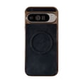 thumbnail image 1 of Dteck Magnetic Case for Google Pixel 9 Pro XL, Shockproof Magnetic Anti-Fingerprint PU Leather Cover Support Wireless Charging Ultra Slim Protection Cover, Black, 1 of 7