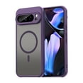 thumbnail image 1 of Dteck Magnetic Case for Google Pixel 9 Pro XL,Shockproof TPU+PC Matte Translucent Back Slim Protective Case Compatible with MagSafe Cover for Google Pixel 9 Pro XL,Purple, 1 of 6