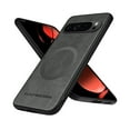 thumbnail image 1 of Dteck Magnetic Case for Google Pixel 9 Pro XL ,Slim Leather+TPU Case Compatible with MagSafe Shockproof Back Phone Cover for Google Pixel 9 Pro XL,Gray, 1 of 10