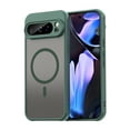 thumbnail image 1 of Dteck Magnetic Case for Google Pixel 9,Shockproof TPU+PC Matte Translucent Back Slim Protective Case Compatible with MagSafe Cover for Google Pixel 9,Green, 1 of 6