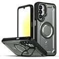 thumbnail image 1 of Dteck Magnetic Case for Samsung Galaxy A56 5G,Shockproof TPU+PC Heavy Duty Protection Compatible with Mag Safe Case with Hidden Lens Kickstand Cover for Galaxy A56 5G,Gray, 1 of 3