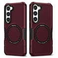 thumbnail image 1 of Dteck Magnetic Case for Samsung Galaxy S23 FE Compatible with MagSafe, Shockproof Military Grade Protection Magnetic Rugged Case for Samsung Galaxy S23 FE,Winered, 1 of 9